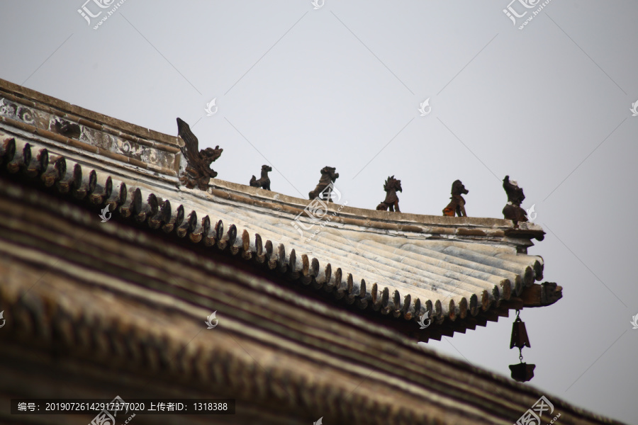 辽代独乐寺古建屋脊