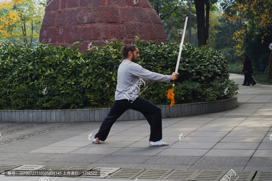 外国人学习中国武术