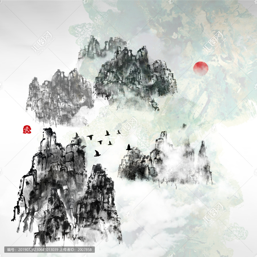 抽象水墨