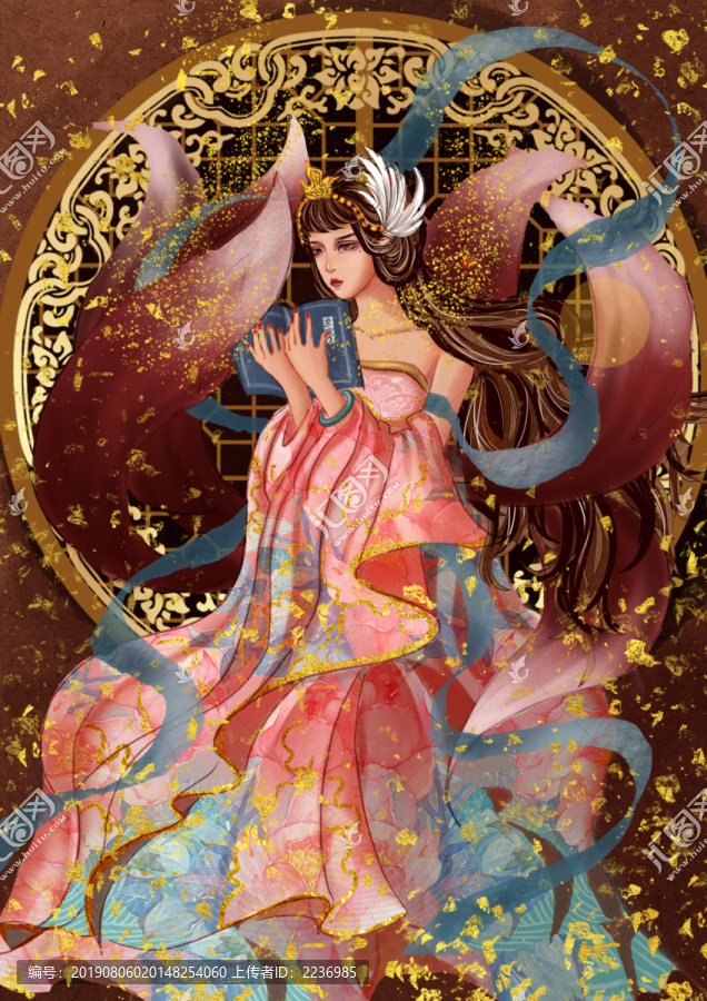 中國風(fēng)唯美夢(mèng)幻神話九尾狐
