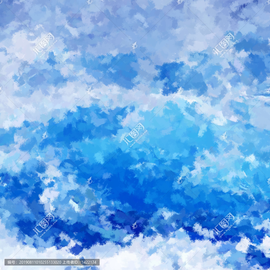唯美海洋海底藍(lán)色背景素材