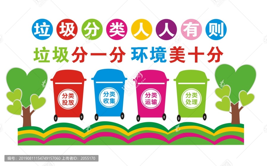 垃圾分類文化墻