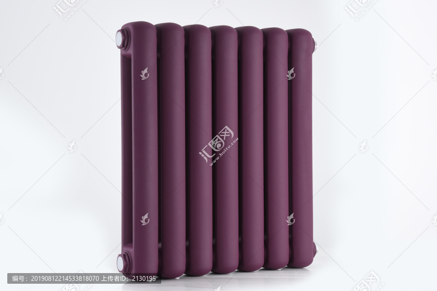 紫色散热器