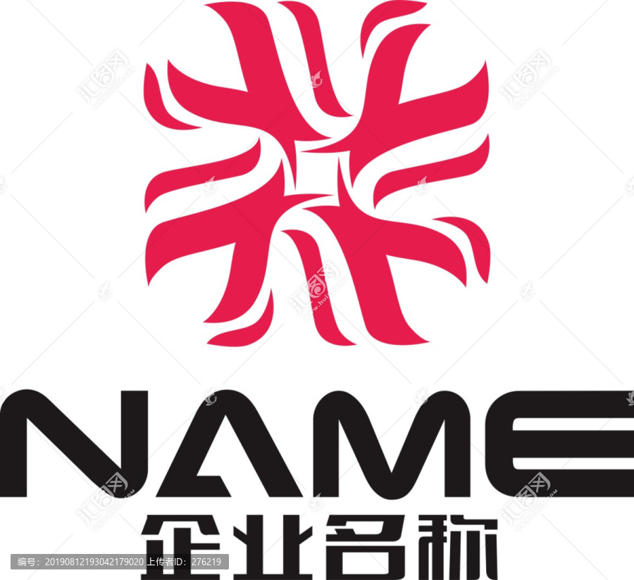 时尚生活服饰纺织美容logo