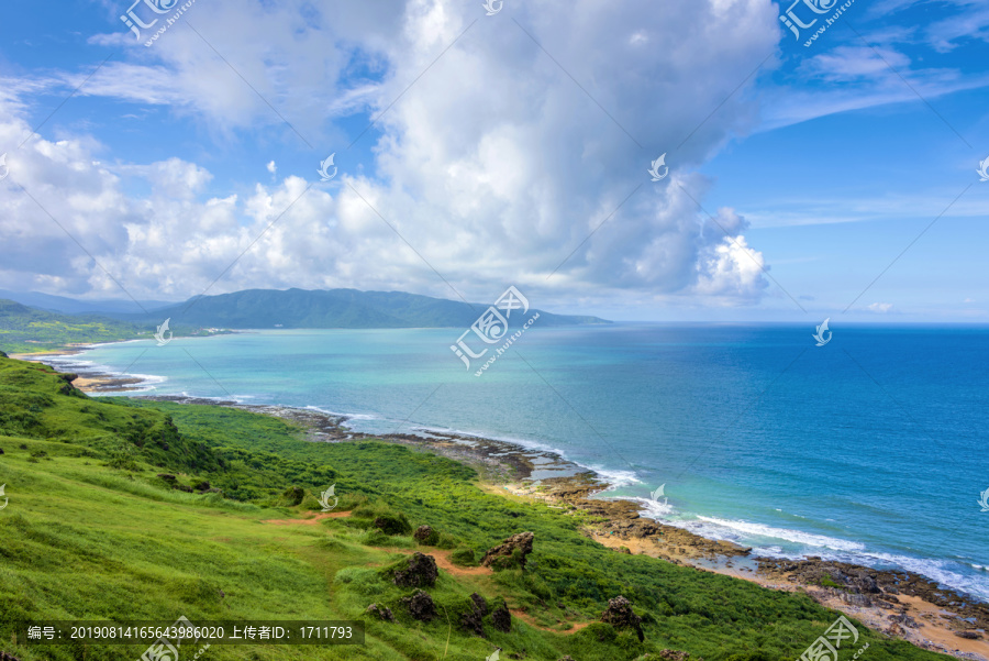 中国台湾屏东垦丁龙磐公园海景