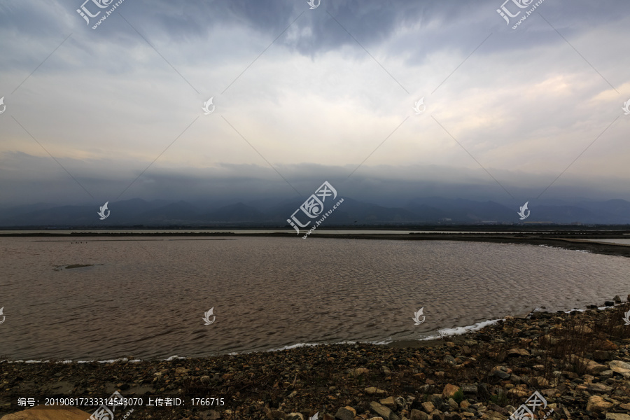 中国山西省运城市中国死海盐湖风