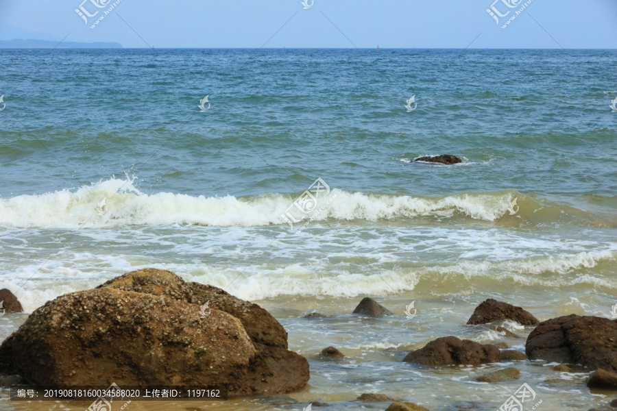 海滩海景大海