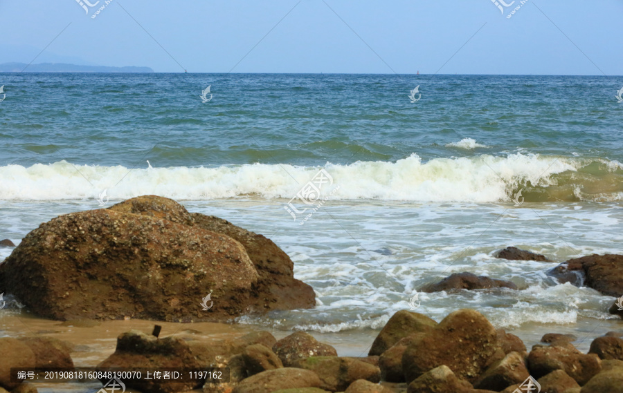 海滩海景大海