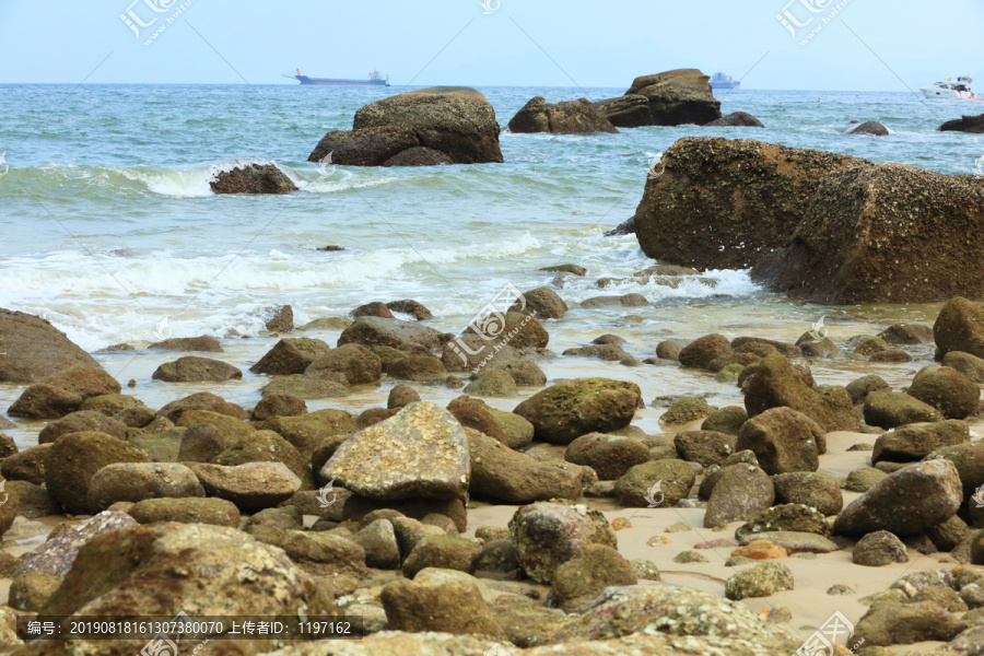 海滩海景大海