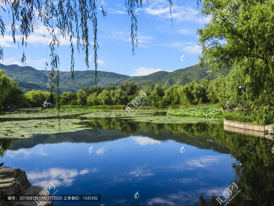 自然风景围挡