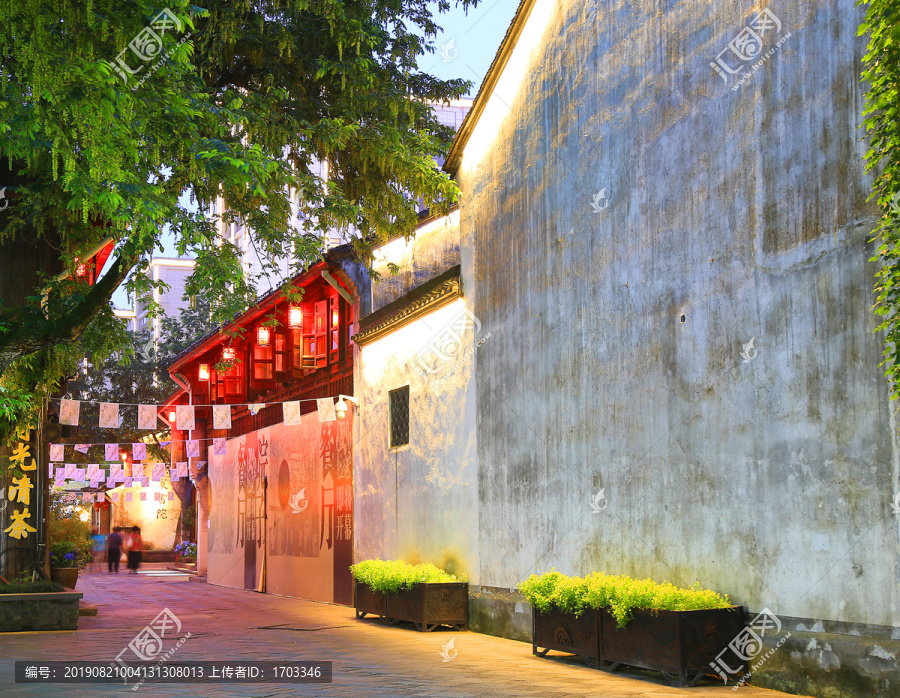 桥西历史街区夜景