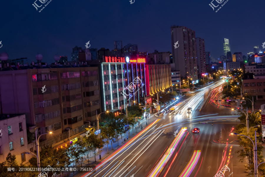 滇缅大道夜景