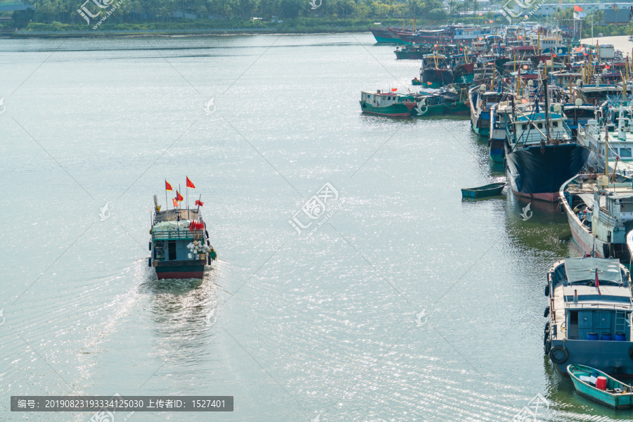 海南琼海潭门千年渔港