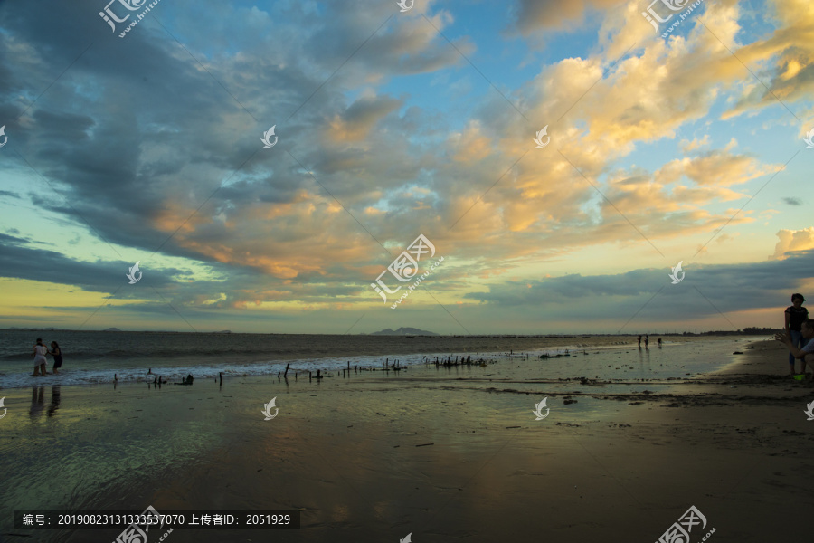 海边夕阳