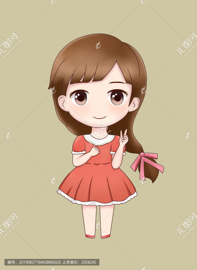 卡通女孩