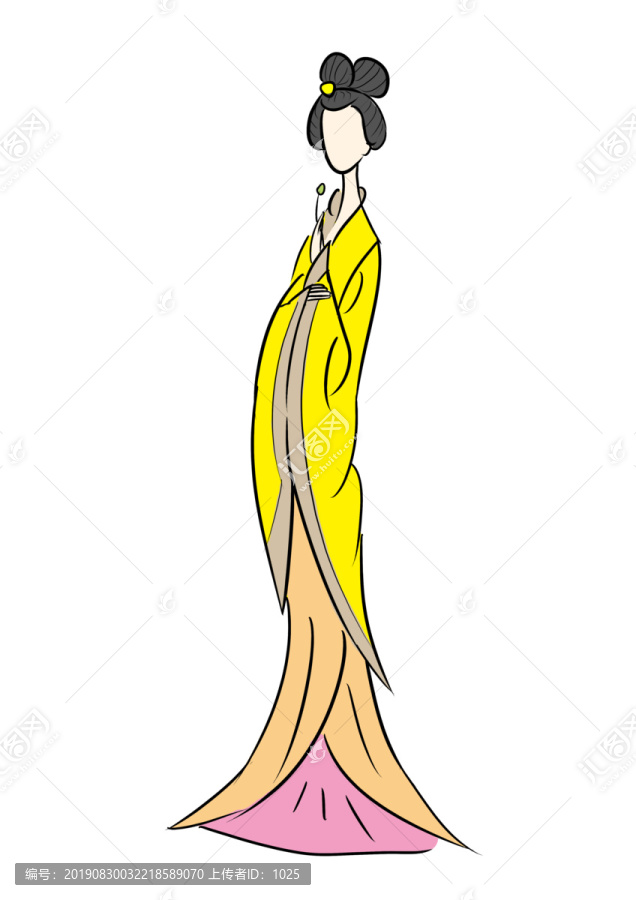 復(fù)古仕女圖