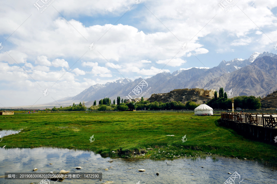 新疆塔什库尔干石头城风光