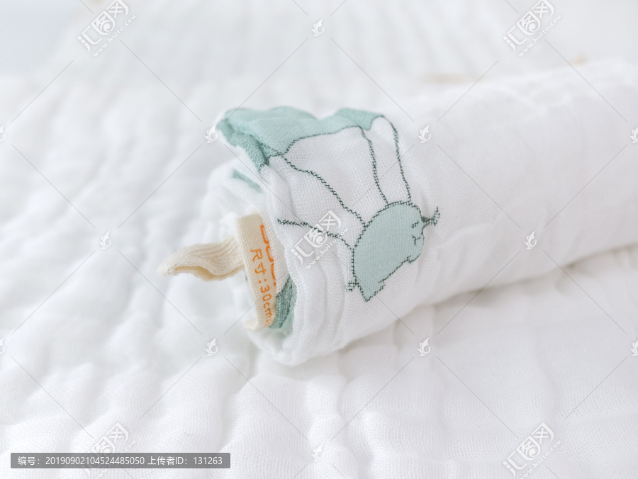 婴儿棉纱方巾