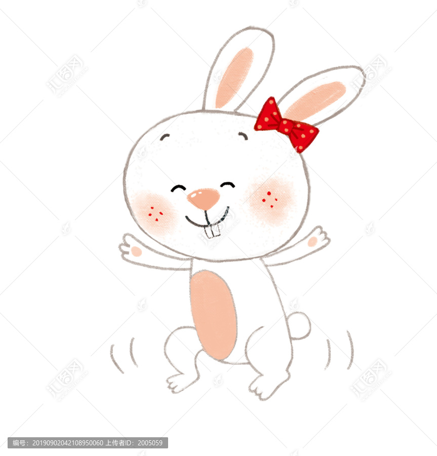 小兔子卡通可愛