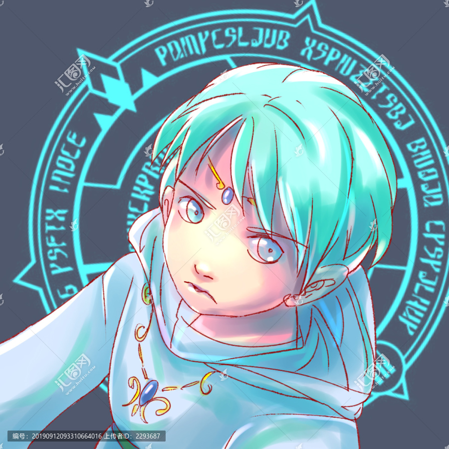 人物頭像神官