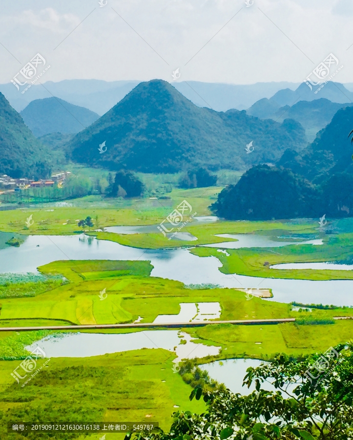 普者黑山水田园