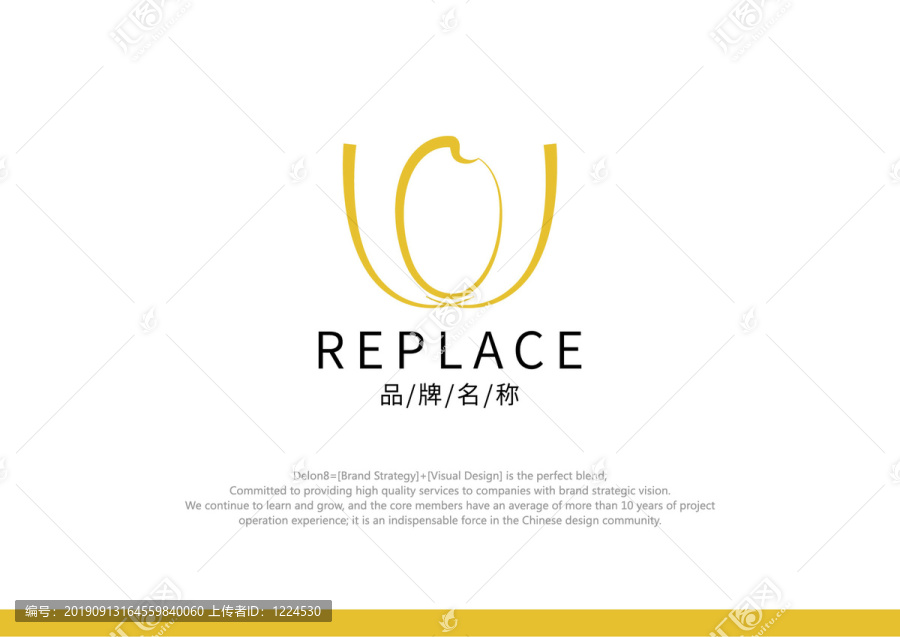 W字母logo