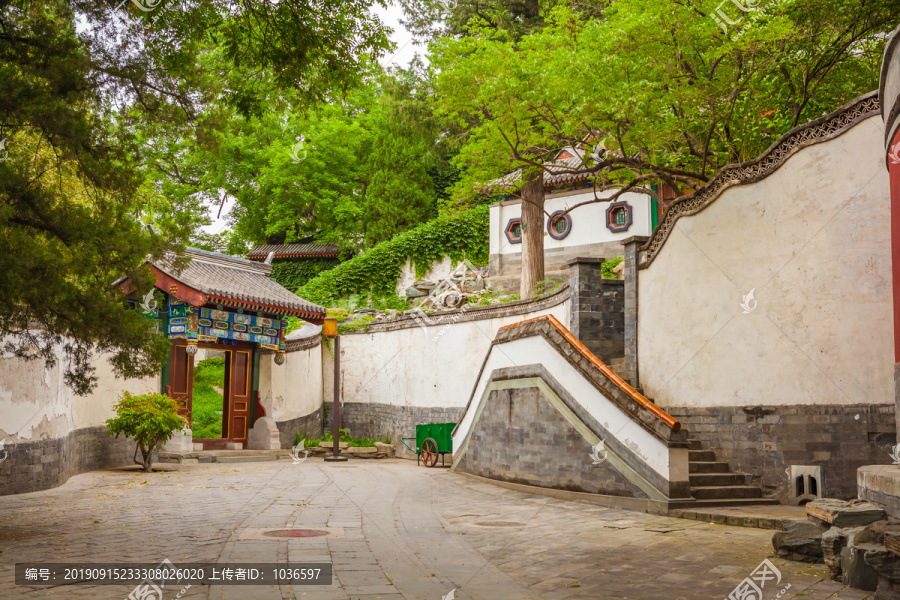 北京北海公园庭院