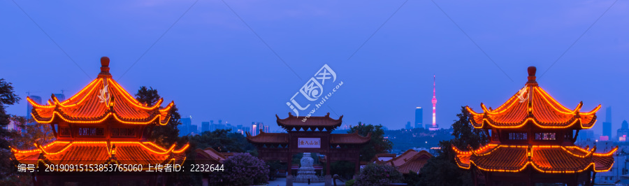 武汉黄鹤楼夜景