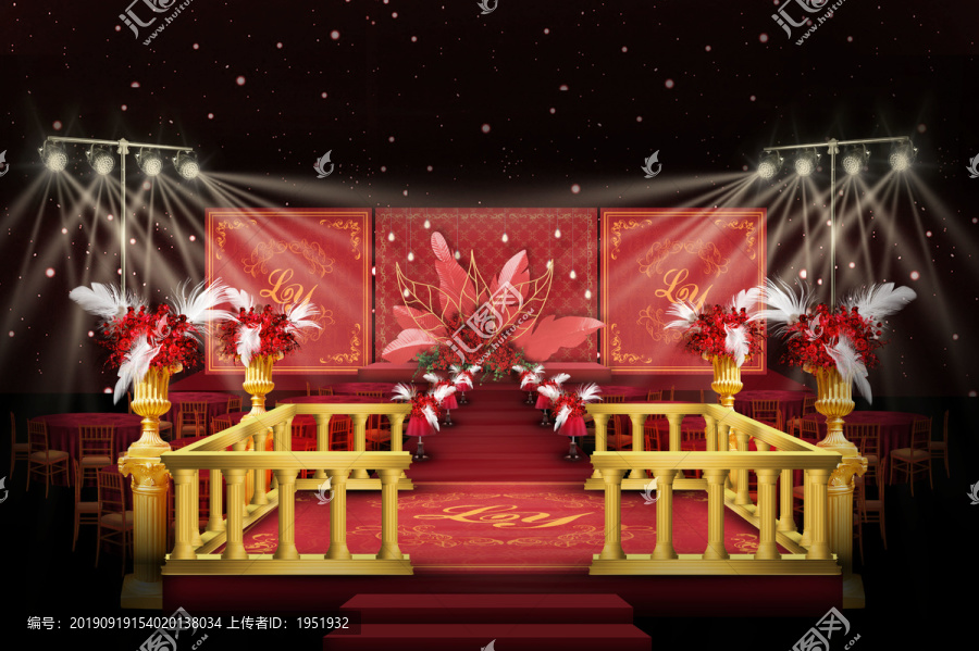 紅金色儀式區(qū)