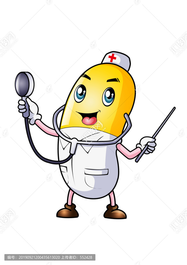 藥醫(yī)生卡通設計