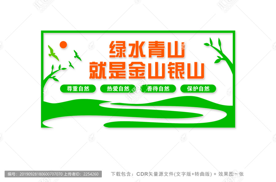 綠水青山就是金山銀山