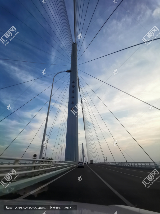 上海长江大桥素材