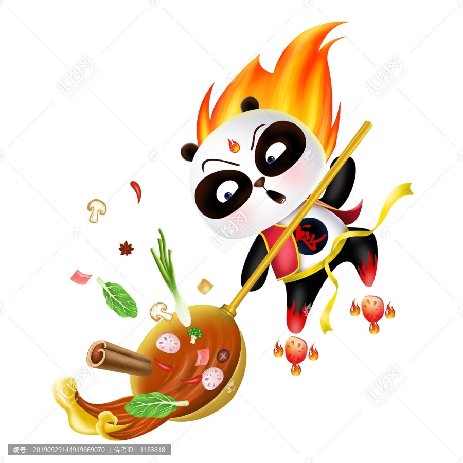 熊貓版哪吒炒菜