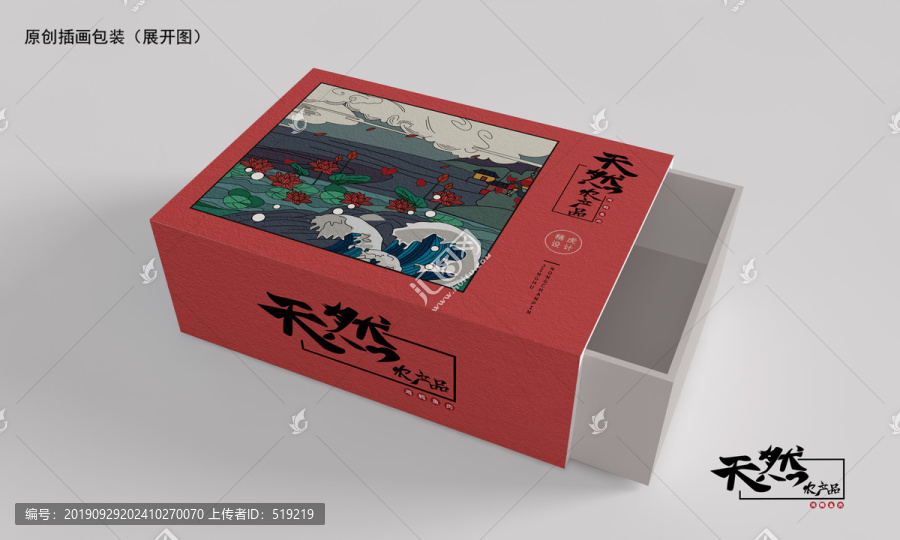 農(nóng)產(chǎn)品包裝設(shè)計展開圖
