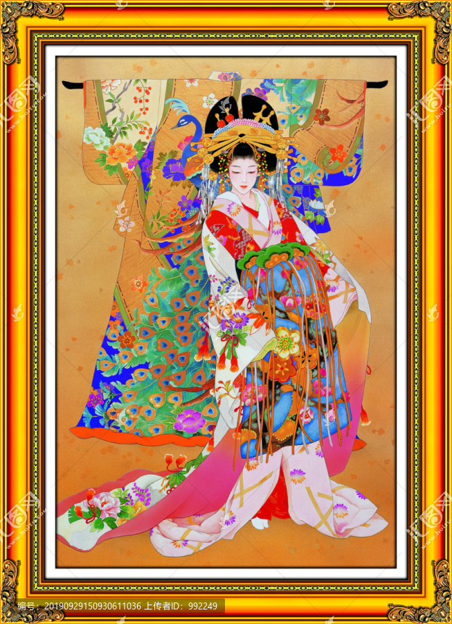 日本仕女圖