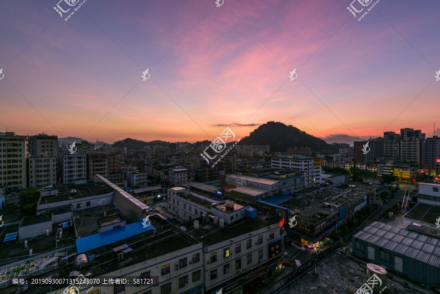 深圳城中村日出