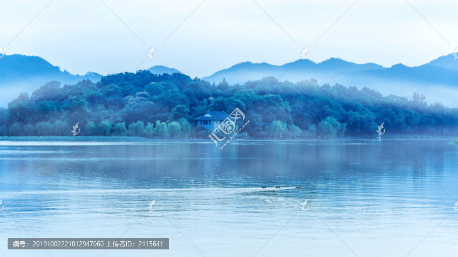 杭州西湖风光孤山公园