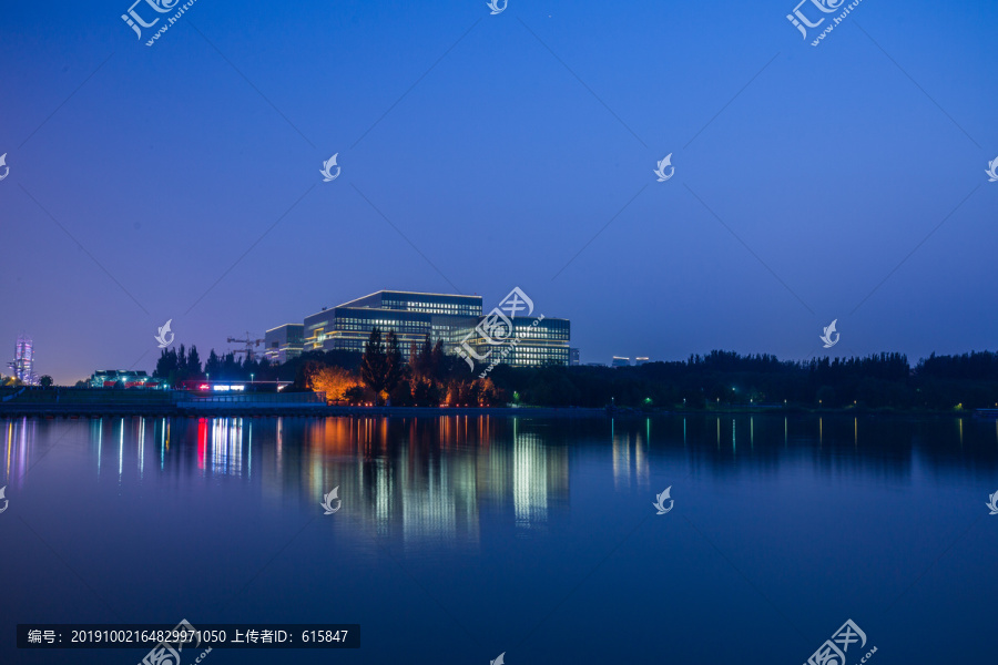 北京亚洲金融大厦夜景