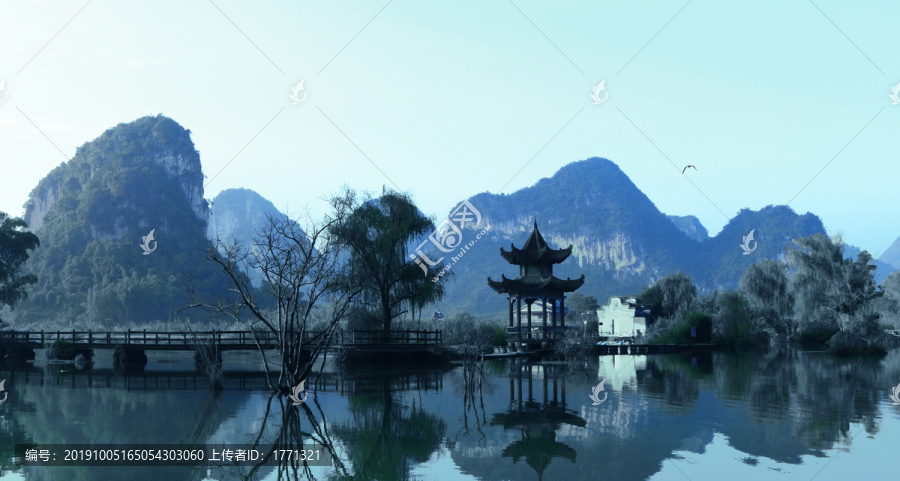 水墨山水风景