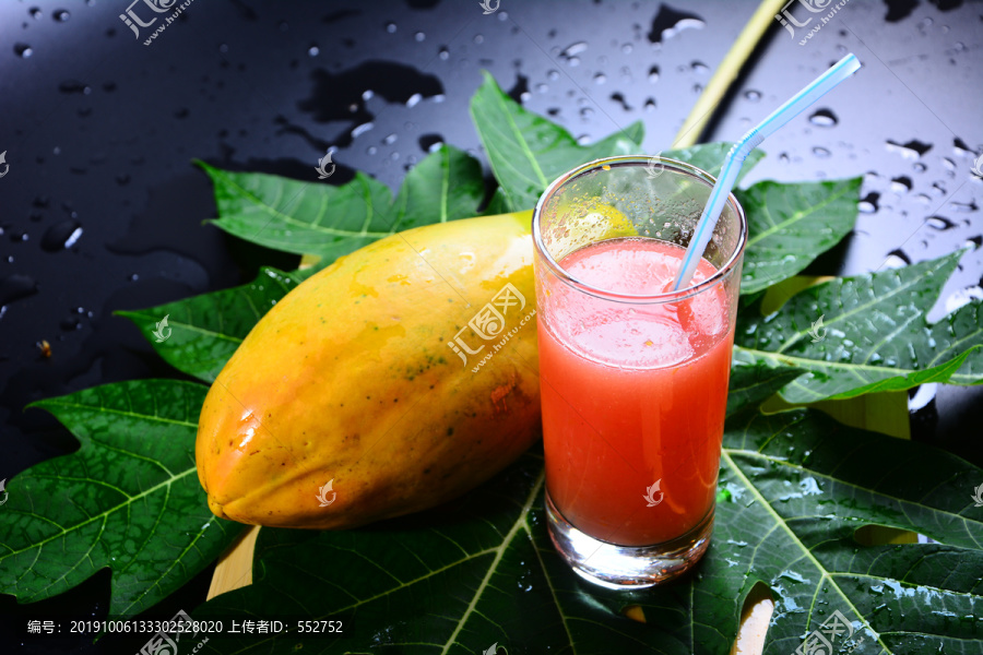 木瓜水果饮料