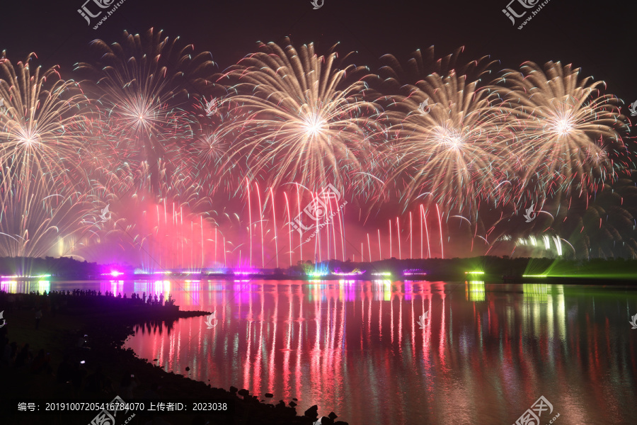 2019国庆深圳湾烟花表演