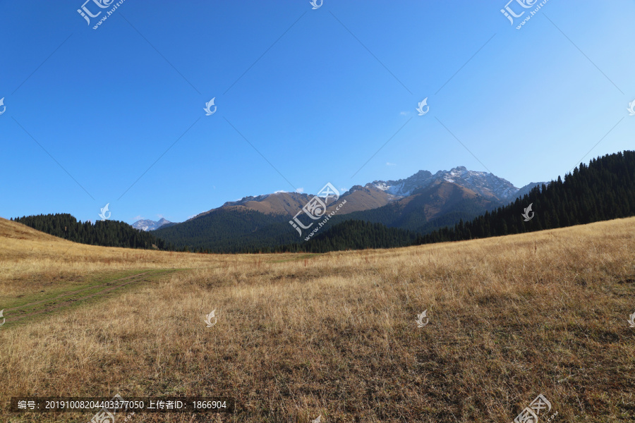 天山山脉美丽景色