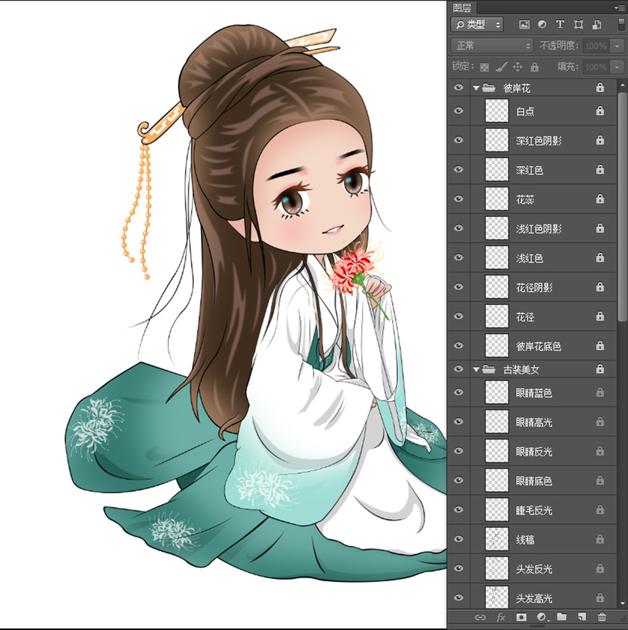 彼岸花美女