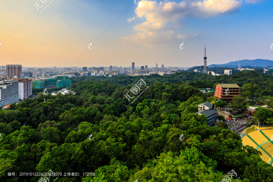 中国广州越秀山