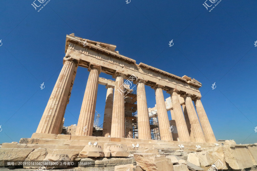 古希腊雅典卫城帕特农神庙