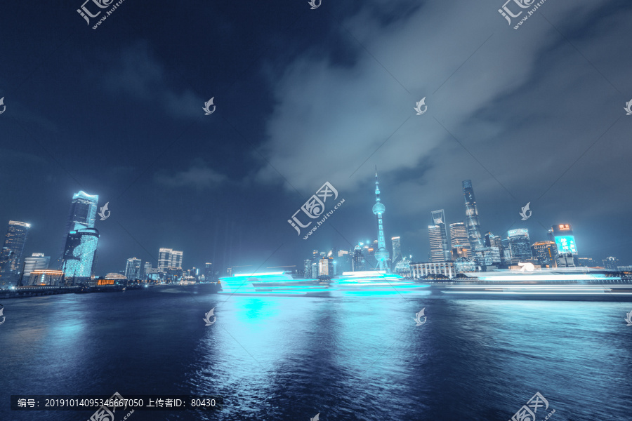 上海陆家嘴夜景