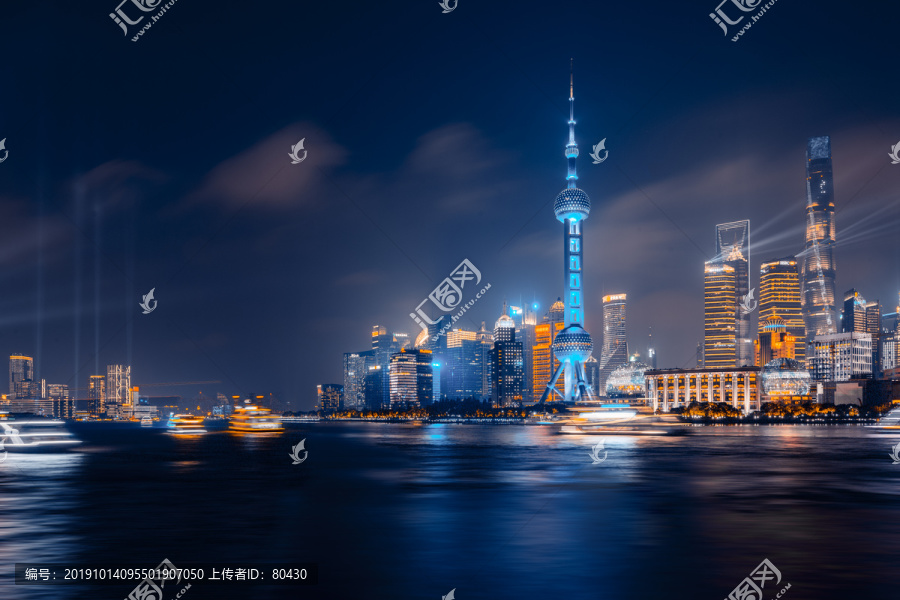 上海陆家嘴夜景