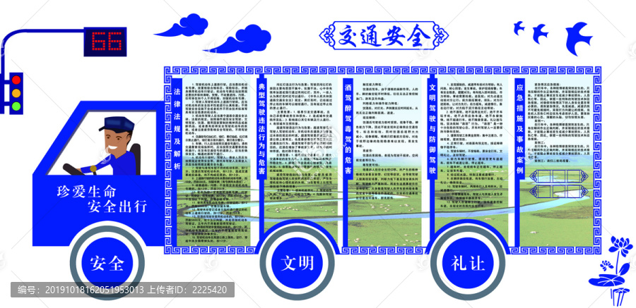 交通安全文化墻