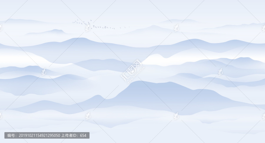 水墨山水画