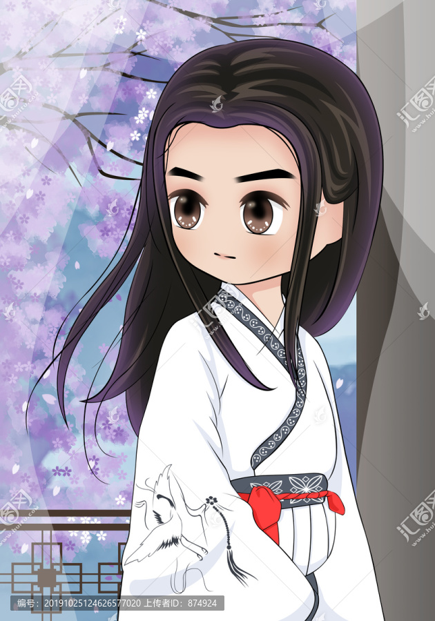 古裝白衣男子